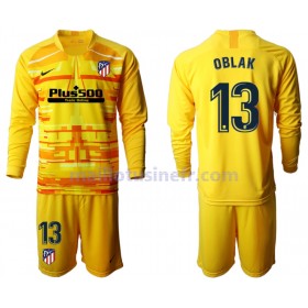 Maillot de Foot Atlético Madrid OBLAK 13 II Gardien 2019-20 Manches Longues - Enfant